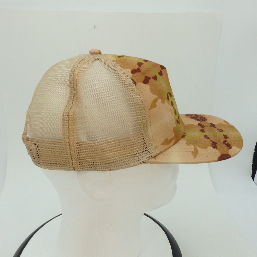 Grizzly Griptape Company Trucker Style Snapback Unisex Hat Sand Camouflage NWOT - Picture 6 of 12